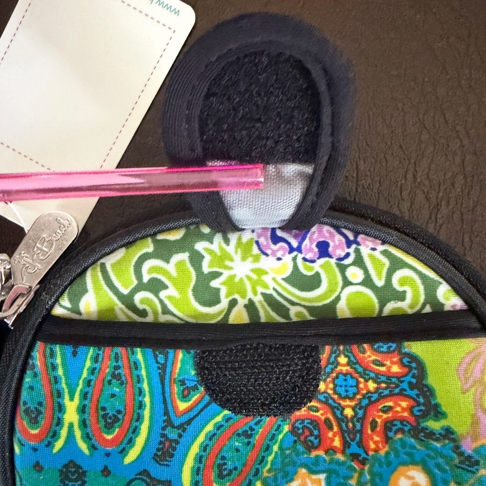 BEACH 🌊 Handbags Neoprene "Scuba" Hand Bag – Vibrant Paisley Multi-Color - Picture 7 of 8